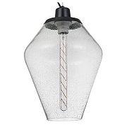 Подвесной светильник Vele Luce Calima VL5242P11 цвет плафона/подвески Прозрачный, цвет арматуры Черный