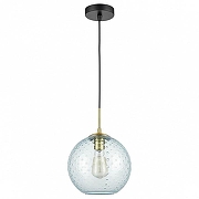 Подвесной светильник Vele Luce Lauriston VL5284P11 цвет плафона/подвески Голубой, цвет арматуры Черный-1