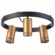 Подвесной светильник Vele Luce Moto VL5784P03 цвет плафона/подвески Золото, цвет арматуры Черный