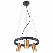 Подвесной светильник Vele Luce Moto VL5784P03 цвет плафона/подвески Золото, цвет арматуры Черный-2