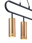 Подвесной светильник Vele Luce Brio VL5794P04 цвет плафона/подвески Золото, цвет арматуры Черный-3