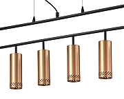 Подвесной светильник Vele Luce Brio VL5794P06 цвет плафона/подвески Золото, цвет арматуры Черный-3