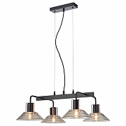 Подвесной светильник Vele Luce Intrigo VL5822P04 цвет плафона/подвески Оранжевый, цвет арматуры Черный-2