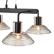 Подвесной светильник Vele Luce Intrigo VL5822P04 цвет плафона/подвески Оранжевый, цвет арматуры Черный-3