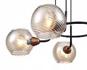 Подвесной светильник Vele Luce Imelda VL5832P05 цвет плафона/подвески Оранжевый, цвет арматуры Черный-3