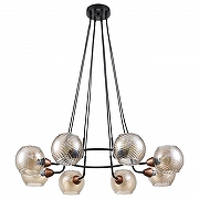 Подвесной светильник Vele Luce Imelda VL5832P08 цвет плафона/подвески Оранжевый, цвет арматуры Черный-1