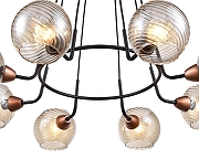 Подвесной светильник Vele Luce Imelda VL5832P08 цвет плафона/подвески Оранжевый, цвет арматуры Черный-4