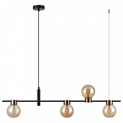 Подвесной светильник Vele Luce Ideale VL5872P14 цвет плафона/подвески Оранжевый, цвет арматуры Черный-1