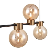 Подвесной светильник Vele Luce Ideale VL5872P14 цвет плафона/подвески Оранжевый, цвет арматуры Черный-3