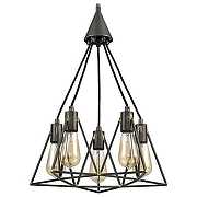 Подвесной светильник Vele Luce VL6136P05 цвет плафона/подвески Коричневый, цвет арматуры Коричневый