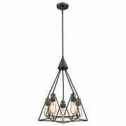 Подвесной светильник Vele Luce VL6136P05 цвет плафона/подвески Коричневый, цвет арматуры Коричневый-2