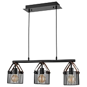 Подвесной светильник Vele Luce Drago VL6332P03 цвет плафона/подвески Черный, цвет арматуры Черный-1