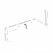 Подвесной светильник Vitaluce VT0200048 VT0200048-01 цвет плафона/подвески Белый, цвет арматуры Черный-2