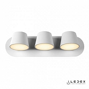 Бра iLedex Flexin W1118-3AS WH цвет плафона/подвески Белый, цвет арматуры Белый-1