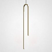 Подвесной светильник Imperiumloft WIKI wiki01 цвет плафона/подвески Белый, цвет арматуры Латунь