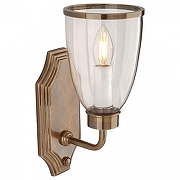 Бра Covali WL-30378 цвет плафона/подвески Прозрачный, цвет арматуры Латунь