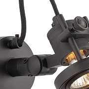 Бра Covali WL-30468 цвет плафона/подвески Черный, цвет арматуры Черный-2