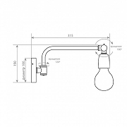 Бра Covali WL-30586 цвет Черный-9