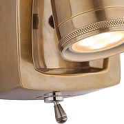 Бра Covali WL-30812 цвет плафона/подвески Латунь, цвет арматуры Латунь-3