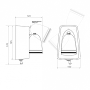 Бра Covali WL-30815 цвет плафона/подвески Черный, цвет арматуры Черный-9