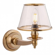 Бра Covali WL-31078 цвет плафона/подвески Прозрачный, цвет арматуры Латунь-6