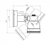 Бра Covali WL-31119 цвет плафона/подвески Латунь, цвет арматуры Латунь-9