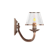 Бра Covali WL-31125 цвет плафона/подвески Прозрачный, цвет арматуры Латунь-3