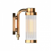 Бра Covali WL-38003 цвет плафона/подвески Прозрачный, цвет арматуры Латунь-3