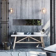 Бра Covali WL-38003 цвет плафона/подвески Прозрачный, цвет арматуры Латунь-4