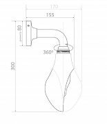 Бра Covali WL-51387 цвет плафона/подвески Серебро, цвет арматуры Серебро-8