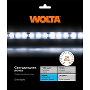 Светодиодная лента Wolta WLS2835-24W/6500/24H240-01 IP20-3