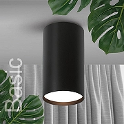 Накладной светильник Wolta BASIC WSL-GU10 WSL-GU10/01BL цвет плафона/подвески Черный, цвет арматуры Черный-1