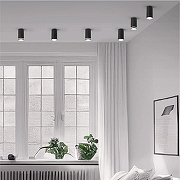 Накладной светильник Wolta BASIC WSL-GU10 WSL-GU10/01BL цвет плафона/подвески Черный, цвет арматуры Черный-5