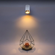 Накладной светильник Wolta CELLA WSL-GU10 WSL-GU10/10WG цвет плафона/подвески Белый, Золото, цвет арматуры Белый-6