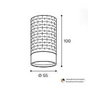 Накладной светильник Wolta CELLA WSL-GU10 WSL-GU10/10WG цвет плафона/подвески Белый, Золото, цвет арматуры Белый-7