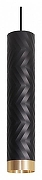 Подвесной светильник Wolta L1NEA WSL-GU10/P09BG цвет плафона/подвески Черный, Золото, цвет арматуры Золото, Черный