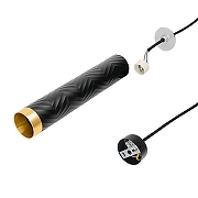 Подвесной светильник Wolta L1NEA WSL-GU10/P09BG цвет плафона/подвески Черный, Золото, цвет арматуры Золото, Черный-4