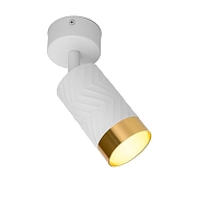 Спот Wolta LINEA WSL-GU10 WSL-GU10/S09WG цвет плафона/подвески Белый, Золото, цвет арматуры Белый-2