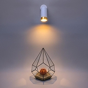 Спот Wolta LINEA WSL-GU10 WSL-GU10/S09WG цвет плафона/подвески Белый, Золото, цвет арматуры Белый-6