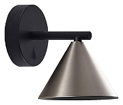 Бра Wolta WSL-GU10 WSL-GU10/W08CH цвет плафона/подвески Черный, цвет арматуры Черный