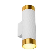 Бра Wolta WSL-GU10 WSL-GU10/W09WG цвет плафона/подвески Белый, Золото, цвет арматуры Белый-3