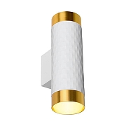 Бра Wolta WSL-GU10 WSL-GU10/W10WG цвет плафона/подвески Белый, Золото, цвет арматуры Белый-3