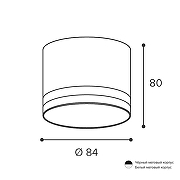 Накладной светильник Wolta MODERNO WSL-GX53 WSL-GX53/04BL цвет плафона/подвески Черный, цвет арматуры Черный-6