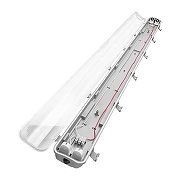 Накладной светильник Wolta WT8-01 цвет плафона/подвески Прозрачный, цвет арматуры Серый-1