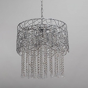 Подвесной светильник Abrasax Irma X9118A/4CH цвет плафона/подвески Прозрачный, Хром, цвет арматуры Хром-2