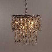 Подвесной светильник Abrasax Irma X9118A/4CH цвет плафона/подвески Прозрачный, Хром, цвет арматуры Хром-3