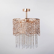 Светильник на штанге Abrasax Irma X9118A/4GO цвет плафона/подвески Золото, Прозрачный, цвет арматуры Золото-1