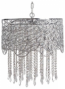 Подвесной светильник Abrasax Irma X9118A/6CH цвет плафона/подвески Прозрачный, Хром, цвет арматуры Хром