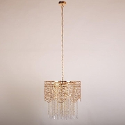 Подвесной светильник Abrasax Irma X9118A/6GO цвет плафона/подвески Золото, Прозрачный, цвет арматуры Золото-1