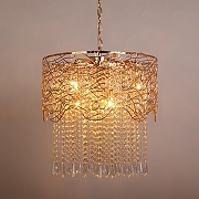 Подвесной светильник Abrasax Irma X9118A/6GO цвет плафона/подвески Золото, Прозрачный, цвет арматуры Золото-2